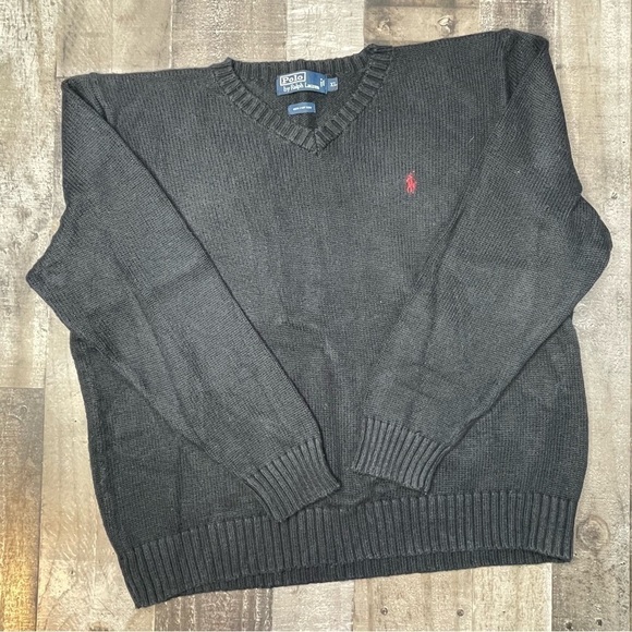 Polo by Ralph Lauren V Neck Cotton Sweater men’s size XL - Picture 11 of 11